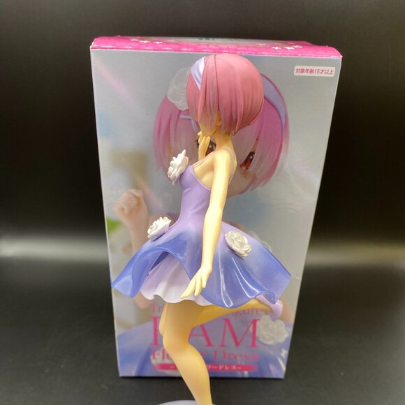 Re:Zero Rem & Ram Flower Dress Trio Try iT Figure FuRyu Set of 2 - Picture 8 of 16